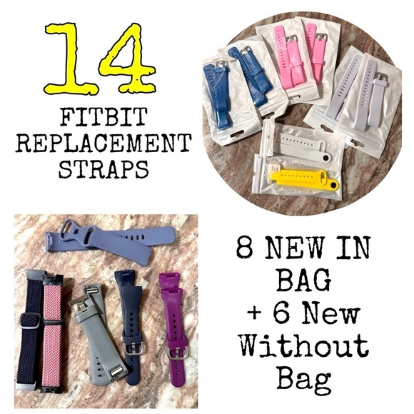 Fitbit Replacement Straps Wristbands New in Bag and New Without Bag. Small-Large - Picture 1 of 3